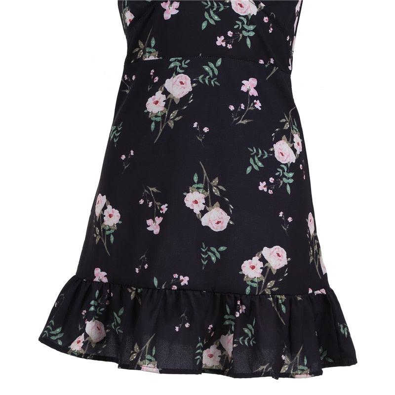 Boho Floral Summer Dress